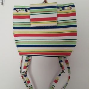 Backpack Purse and Changepurse Matching Set